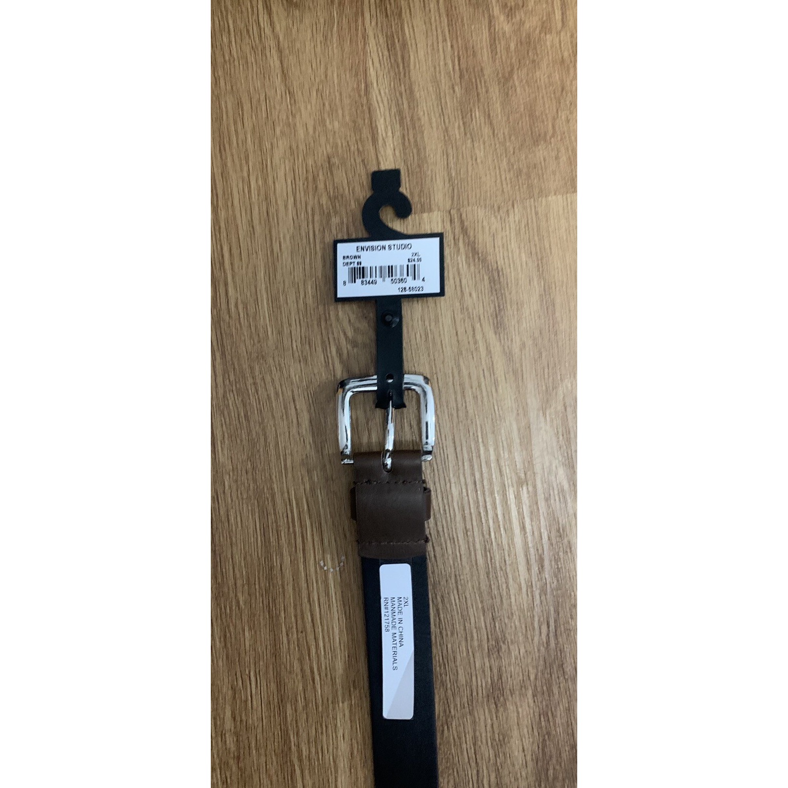 Envision Studio Womens Belt Brown Nwt 2xl